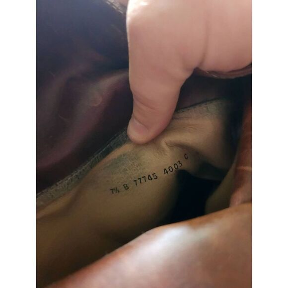 FRYE Shirley  brown 77745 Vintage Equestrian Harness Boot sz 7.5 - Picture 5 of 6